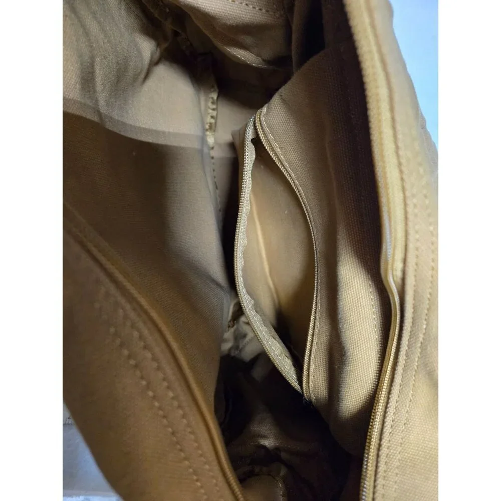 Bestek Canvas Messenger Bag For Cameras W/ Adjustable Strap & Buckles Khaki‎